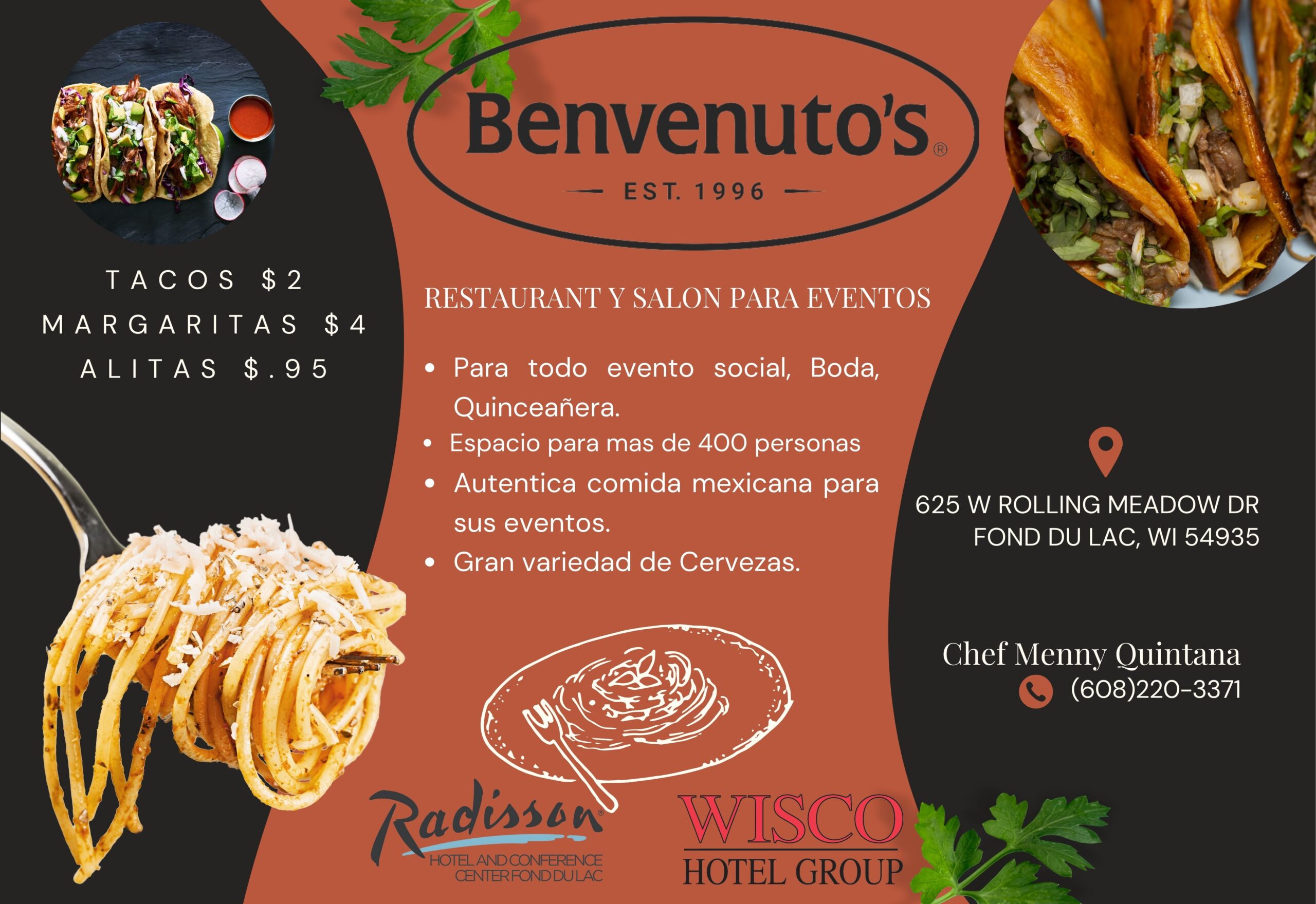 RESTAURANT Y SALON PARA EVENTOS